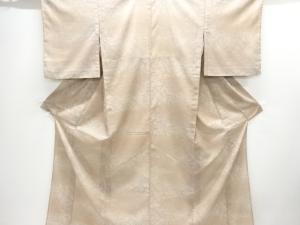 絽線描き模様小紋着物